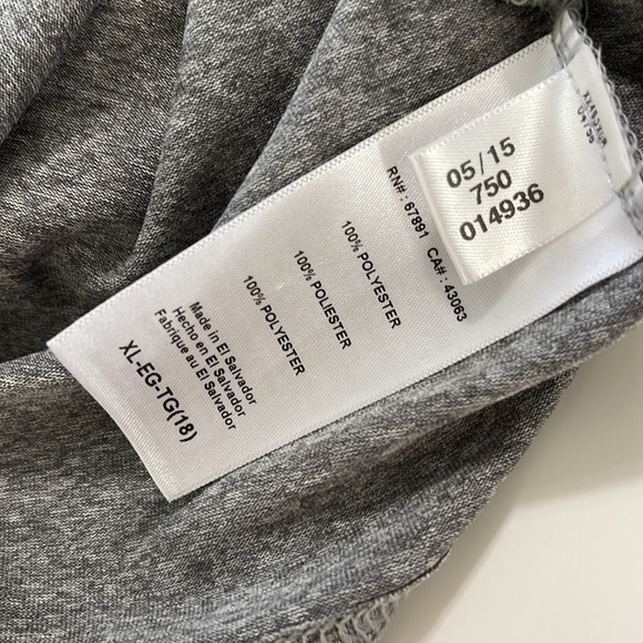 Adidas Gray Miami Heat Long Sleeve T Shirt Size YOUTH XL - Picture 7 of 7